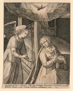 De annunciatie door Unknown artist