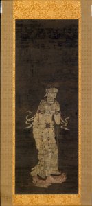 De Bodhisattva Seishi, van het drieluik Benadering van de Amida Drie-eenheid door Unknown artist