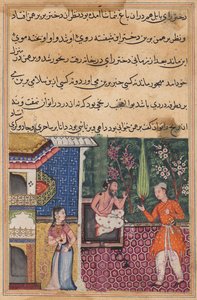 De Brahmaan vertelt zijn vriend, de magiër, over zijn verliefdheid op de dochter van de koning van Babylon, uit een Tuti-nama (Verhalen van een Papegaai): Vijfendertigste Nacht
