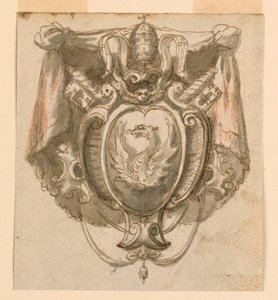 Het Wapen van Paus Gregorius XIII (1572-1585) door Unknown artist