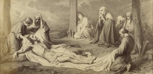 [De Kruisafneming door Paul Delaroche]. door Unknown artist