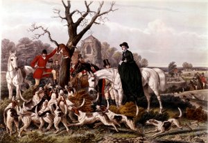 De vossenjacht door Unknown artist