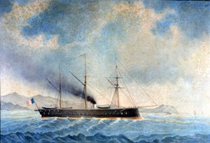 De Fregat Glory. 1859.