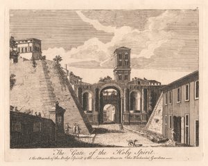 De Poort van de Heilige Geest: 1. de Kerk van de Heilige Geest 2. het Zomerhuis in de Barbarini Tuinen