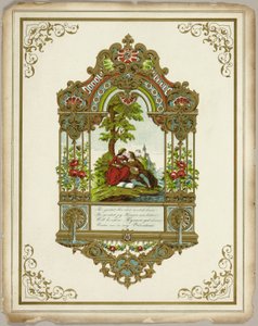 De grootste gelukzaligheid die stervelingen kennen (valentijn) door Unknown artist