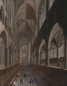 Het interieur van Westminster Abbey door Unknown artist