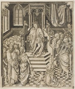 Het oordeel van Salomo door Unknown artist