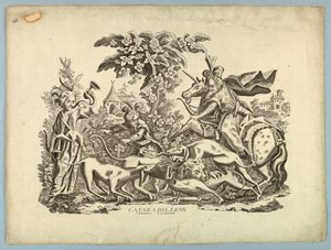 De Leeuwenjacht door Unknown artist