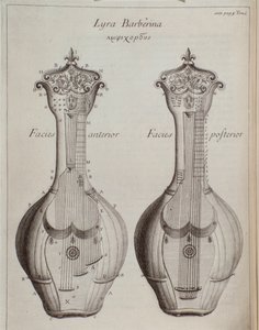 De Lyra Barberina (gravure) door Unknown artist