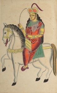 De muiterij van de heldin Rani Lakshmi Bai van Jhansi door Unknown artist