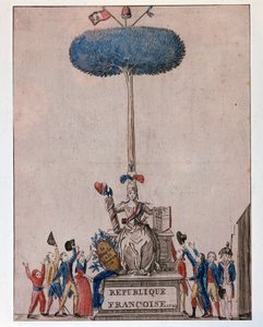 Het Volk is Soeverein - Allegorie van de Franse Republiek en de Boom van Vrijheid