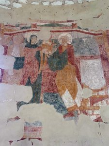 De Presentatie, kapel Saint-Jean du Liget, Touraine. door Unknown artist