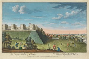 Het Koninklijk Paleis van Windsor door Unknown artist