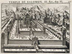 De Tempel van Salomo - De Bijbel door Unknown artist