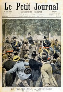 Het Zola-proces in Versailles - in “Le Petite Journal” van 31/07/1898 door Unknown artist