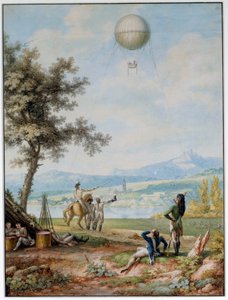 De blokkade van Mainz: de vesting is omringd door het leger van de Eerste Coalitie op 14/04/1793 door Unknown artist