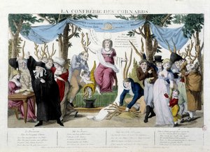 De broederschap van de Cornards - Beeldvorming door Unknown artist