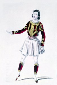 De danser en choreograaf Marius Petipa (1818-1910) in 