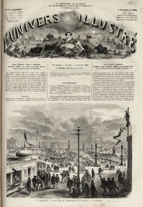 Het feest van 15 augustus 1867 op het Trocadéro in Parijs - Het illustere universum van 1867