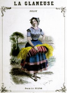 De gleaner, wals voor piano door Unknown artist