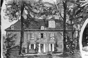 Het huis van George Sand (Aurore Dupin, Barones Dudevant) (1804-1876) in Nohant-Vic (Nohant Vic) (36) door Unknown artist