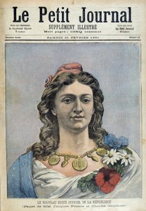 De nieuwe officiële buste van de Republiek (Marianne) - in 