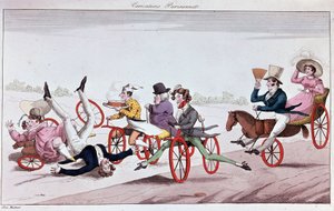 De genoegens en ongemakken van velocipedes en oriferische paarden