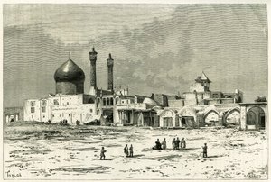 Het graf van Fatma in Koum, geëtst door Taylor, naar een foto, ter illustratie van het verhaal 