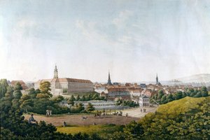 De stad Weimar aan het einde van de 18e eeuw door Unknown artist