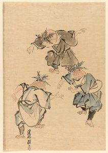 Drie dansers door Unknown artist