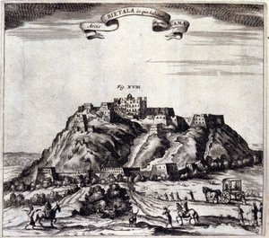 Tibet. Uitzicht op de Pothala, paleis van de Dalai Lama in Lhasa. 