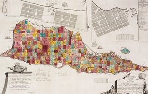 Betrouwbare kaart van het eiland St. Croix in Amerika, Kopenhagen door Unknown artist