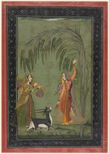 Todi Ragini, uit een Ragamala Serie door Unknown artist