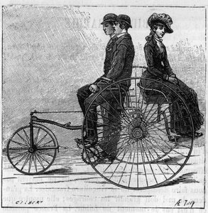 Driewielers op de Stanley Club Tentoonstelling in Londen, Engeland door Unknown artist