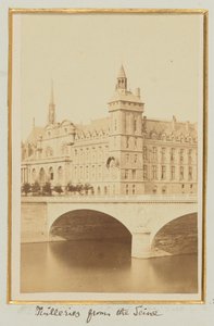 Tuillerieën vanaf de Seine door Unknown artist