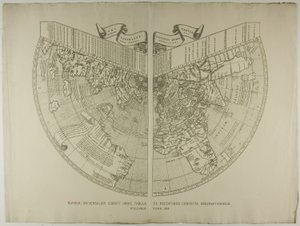 Universalior Cogniti Orbis Tabula, Ex Recentibus Confecta Observationibus Ruysch door Unknown artist