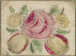 Valentijn zonder titel (Roze en gele bloemen)