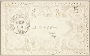Valentijn envelop door Unknown artist