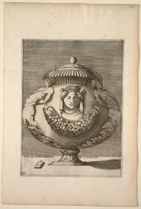 Vaas versierd met figuren, rinceaux en festoenen, 1543