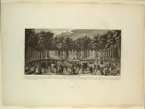 Versailles, Tuinen, Watertheater door Unknown artist