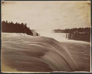 [Uitzicht op de Niagara watervallen]. door Unknown artist