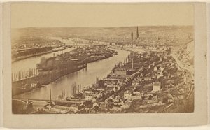 [Gezicht op Rouen, Frankrijk].