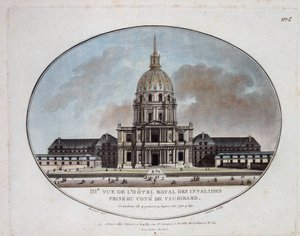 Uitzicht op het Hotel Royal des Invalides door Unknown artist