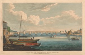 Uitzicht op de Vauxhall IJzeren Brug