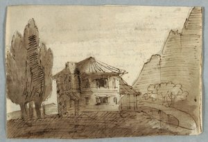 Villa in een Bergachtig Gebied door Unknown artist
