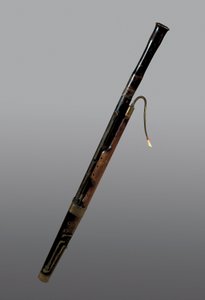 Blaasinstrument: 18e-eeuwse fagot. Barcelona. Muziekmuseum. door Unknown artist