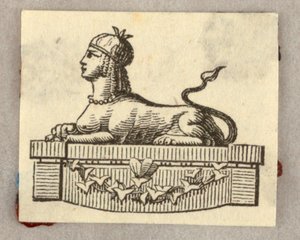 Houtsnede. Vignet. door Unknown artist