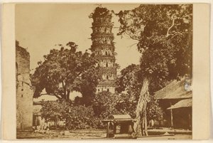Yamun Pagode, Canton door Unknown artist