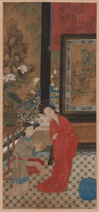 Yang Guifei verlaat het bad