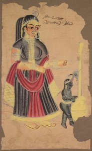 Yasoda en Krishna door Unknown artist